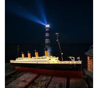 Kyglaring Kit d'éclairage LED Compatible avec Lego Creator Titanic 10294 Blocs de Construction, Accessoires d'éclairage pour Le modèle Lego 10294 (sans Modèle)