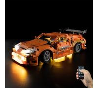 Kyglaring Kit d'éclairage LED Compatible avec Lego Fast and Furious Toyota Supra MK4 42204 Blocs de Construction, Accessoires d'éclairage télécommandés pour Le modèle Lego 42204 (sans Modèle)
