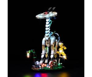 Kyglaring Kit d'éclairage LED Compatible avec Lego Horizon Forbidden West : Grand-Cou 76989 Blocs de Construction, Accessoires d'éclairage pour Le modèle Lego 76989 (Pas de modèle)