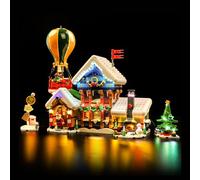 Kyglaring Kit d'éclairage LED compatible avec Lego Icons Le bureau de poste du Père Noël 10339 Blocs de construction, Accessoires d'éclairage pour le modèle Lego 10339 (Sans Modèle)