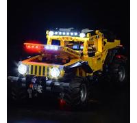 Kyglaring Kit d'éclairage LED compatible avec Lego Technic Jeep Wrangler 42122 blocs de construction, accessoires d'éclairage pour Lego Technic 42122 Model Set (pas modèle)