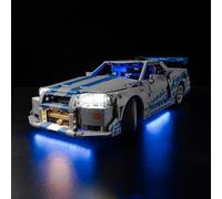 Kyglaring Kit d'éclairage LED Compatible avec Lego Technic Voiture Nissan GT-R 42210 Blocs de Construction, Accessoires d'éclairage pour Le modèle Lego 42210, sans Modèle (42210 Édition Classique)