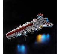 Kyglaring Kit d'éclairage LED Compatible avec Lego Venator-Class Republic Attack Cruiser Jeu de maquettes 75367 Blocs de Construction, Accessoires d'éclairage pour Le modèle Lego 75367 (sans Modèle)