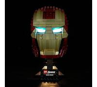 Kyglaring Kit d'éclairage LED pour Casque Super Heroes Iron Man - Ensembles d'éclairage compatibles avec l'ensemble de Construction Lego 76165 - Ne Comprend Pas l'ensemble Lego - Version Standard