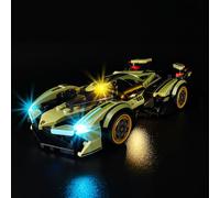 Kyglaring Kit d'Éclairage LED pour Lamborghini Lambo V12 Vision GT Super Car, Compatible avec Lego 76923 Building Model (Version Classique)