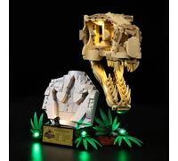 Kyglaring Kit d'éclairage LED pour Leg0 Jurassic World Dinosaur Building Kit d'éclairage Jurassic Park Indominus Rex compatible avec leg0 76964 No T Rex Dinosaur Fossils