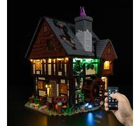 Kyglaring Kit d'éclairage LED pour Lego-21341 Ideas Disney Hocus La Maison des sœurs Sanderson - Conçu pour la Maquette Lego Building Blocks - Non Inclus La Maquette (Version RC)