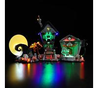 Kyglaring Kit d'éclairage LED pour Lego 21351 Tim Burton's The Nightmare Before Christmas - Kit d'éclairage continu compatible avec Lego Harry Potter - Éclairage décoratif pour collectionneurs (sans