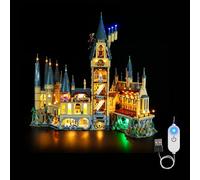 Kyglaring Kit d'éclairage LED pour Lego 71043 Château de Poudlard - Kit d'éclairage continu compatible avec Harry Potter - Éclairage décoratif pour collectionneurs (sans pierres)