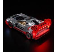 Kyglaring Kit d'éclairage LED pour voiture de course Leg0 Speed Champions, le kit d'éclairage compatible avec Leg0 76921 (version classique)