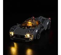Kyglaring Kit d'éclairage LED (sans modèle) - Compatible avec Le Lego 76915 Speed Champions Pagani Utopia Racing Block Model Kit - LED Uniquement brickless Kit (Version Classique)