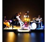 Kyglaring Kit d'éclairage LED (sans modèle) - Compatible avec Lego-21334 Ideas Jazz Quartet Jeu de maquettes Building Blocks - LEDs Uniquement, Pas de Briques(Version Classique)