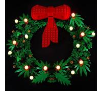 Kyglaring Kit d'éclairage LED (sans modèle) - Compatible avec Lego-40426 Christmas Wreath 2-in-1 Building Blocks Model Set - LEDs Uniquement, Pas de Briques(Version Classique)