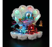 Kyglaring Kit d'éclairage LED (sans modèle) - Compatible avec Lego-43225 Disney The Little Mermaid Royal Clamshell Building Blocks Model Set - LEDs Uniquement, Pas de Briques