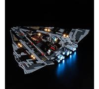 Kyglaring Kit d'éclairage LED (sans modèle) - Compatible avec Lego-75190 Star Wars First Order Star Destroyer Jeu de maquettes Building Blocks - LEDs Uniquement, Pas de Briques(Version Classique)