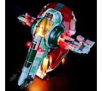 Kyglaring Kit d'éclairage LED (sans modèle) - Compatible avec Lego-75312 Star Wars Boba Fett Starship Building Blocks Model Set - LEDs Uniquement, Pas de Briques (Version Classique)