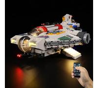 Kyglaring Kit d'éclairage LED (sans modèle) - Compatible avec Lego-75357 Star Wars Ghost & Phantom II Jeu de maquettes Building Blocks - LEDs Uniquement, Pas de Briques(Version à Distance)