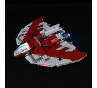 Kyglaring Kit d'éclairage LED (sans modèle) - Compatible avec Lego-75362 Star Wars Ahsoka Tano's T-6 Jedi Shuttle Jeu de maquettes Building Blocks - LEDs Uniquement, Pas de Briques(Version Classique)
