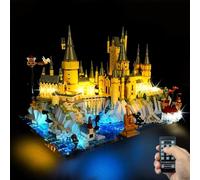 Kyglaring Kit d'éclairage LED (sans modèle) - Compatible avec Lego-76419 Harry Potter Hogwarts Castle and Grounds Jeu de maquettes Building Blocks - Leds uniquement, pas de briques(Version à distance)
