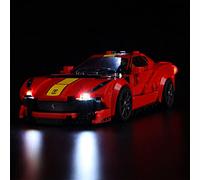 Kyglaring Kit d'éclairage LED (sans modèle) - Compatible avec Lego 76914 Speed Champion 1970 Ferrari 512 m Racing Block Model Kit - LED brickless Kit Uniquement (Version Classique)
