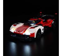 Kyglaring Kit d'éclairage LED (sans modèle) - Compatible avec Lego 76916 Speed Champions Porsche 963 Racing Block Model Kit - kit LED sans Brique Uniquement (Version Classique)