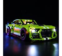 Kyglaring Kit d'éclairage LED uniquement compatible avec Lego Technic Ford Mustang Shelby GT500 42138 - Sans kit Lego (version classique)