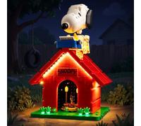 Kyglaring Kit d'éclairage pour LEGO 21368 Peanuts: Snoopy's Doghouse | Touchez On/Off et gradation pour un affichage confortable de bande dessinée et un cadeau (kit d'éclairage uniquement