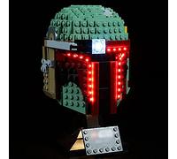 Kyglaring Kit di illuminazione a LED compatibile Con 75277 Star Wars Boba Fett Helmet Display Building Set - Il Modello Non è incluso - Versione Classica