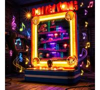 Kyglaring Kit lumière et son pour LEGO Donkey Kong Arcade 72051 Set | 6 classes intégrées de musique dans le jeu, capteur tactile, plusieurs modes d'éclairage pour l'affichage et les cadeaux (kit