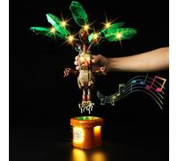 Kyglaring LED Light Kit for Lego Mandrake Plant Set, Figure and Pot Lego Lighting Kit Compatible with Magical 76433 Building Model Set, NO Lego Brick Set (Sound Version)