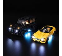 Kyglaring LED Light Kit for Lego Mercedes-AMG G 63 & Mercedes-AMG SL 63 Car, Speed Champions Lego Cars Lighting Kit Compatible with 76924 Building Model Set, NO Lego Brick Set (Classic Version)