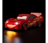 Kyglaring Lumière LED compatible avec Lego Speed Champions Lightning McQueen 77255 - Accessoire d'éclairage LED pour le kit de modélisation Lego 77255 (pas de modèle)