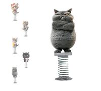 KYGVHOHI DéCoration Chat Voiture, Mignon Acrylique 2D Jouet avec Design Rebondissant pour Tableau De Bord De Voiture, PoignéE De VéLo, éTagèRe Ou Table De Chevet