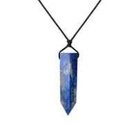 KYINYUECH 1 collier avec pendentif hexagonal en pierre naturelle quartz rose fluorite rose, Pierre