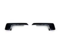 KYJHUIW Coque de rétroviseur en Fibre de Carbone pour Chevrolet Silverado GMC Sierra 1500 2019-2022 (Noir Brillant)