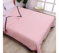 KYKHT Couette d'été en coton et microfibre - Couette fine utilisable sans housse - Couette d'été légère et douce - Design réversible - 100 x 130 cm