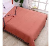 KYKHT Couette d'été en coton et microfibre - Couette fine utilisable sans housse - Couette d'été légère et douce - Design réversible - 100 x 130 cm
