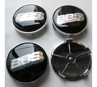 kykj 4 pièces 68mm Auto Cache Moyeux pour BBS, Enjoliveurs de Moyeu Capuchon De Centre De Roue Voiture Extérieurs Accessoires
