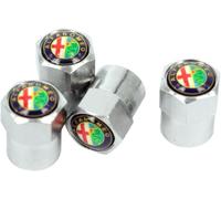 kykj 4 Pièces Bouchons de Valve de Pneu pour Alfa Romeo Giulietta 2010-2021, Capuchon Antipoussière de Roue Accessoire Pneu