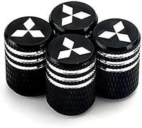 kykj 4 Pièces Bouchons de Valve de Pneu pour Mitsubishi AIRTREK 2022-2023, Capuchon Antipoussière de Roue Accessoire Pneu