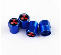 kykj 4 Pièces Bouchons de Valve de Pneu pour Mitsubishi Eclipse Cross 2018-2024 PHEV, Capuchon Antipoussière de Roue Accessoire Pneu,A