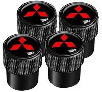 kykj 4 Pièces Bouchons de Valve de Pneu pour Mitsubishi Space Star 2012-2022, Capuchon Antipoussière de Roue Accessoire Pneu,B