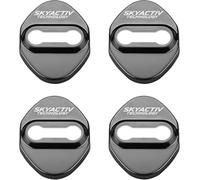 kykj 4 Pièces Couvercle de Serrure de Porte de Voiture pour Mazda 3 6 Miata MX5 CX3 CX5 CX9, Serrures Porte Protection Intérieure Accessoires