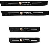 kykj 4 pièces Fibre Carbone Seuils Portes Plinthes Plaque pour Morris Garages, Protecteur Seuil Porte Voiture Anti-Dirty Barres De Seuil Porte,B