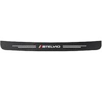 kykj Bandes Protection Coffre Fiber Carbone Voiture pour Alfa Romeo Stelvio, Voiture Arrière Protection des Pare-Chocs Coffre Fibre Carbone Seuil