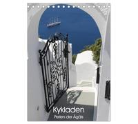 Kykladen, Perlen der Ägäis (Tischkalender 2026 DIN A5 hoch), CALVENDO Monatskalender: Die schönsten Motive aus der Inselwelt der Kykladen