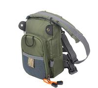 Kylebooker Sac Banane léger pour pêche à la Mouche, Vert Militaire, Réglable, Léger, Maille