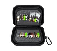 Kylebooker Sac de Rangement pour Leurre de Pêche Spinner Baits Wallet Case Flies Box