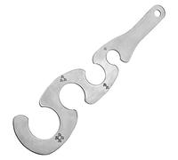 Kylewo Outil de Mesure de Spaghetti en Acier Inoxydable à 4 Trous, Appareil de Mesure de Spaghetti portionneur pour pâtes, contrôle des portions, récipient pour Cuisine