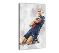 Kylian Mbappe Soccer Football Poster 11 Impression sur toile Décoration murale pour salon, chambre à coucher, style cadre, 40 x 60 cm